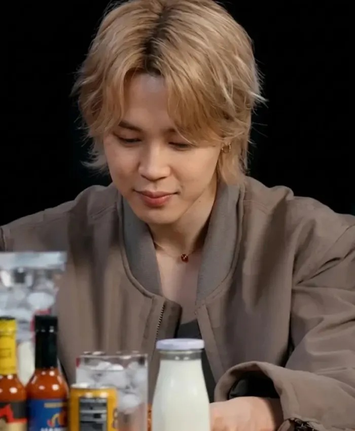 Jimin Hot Ones Bomber Jacket Front