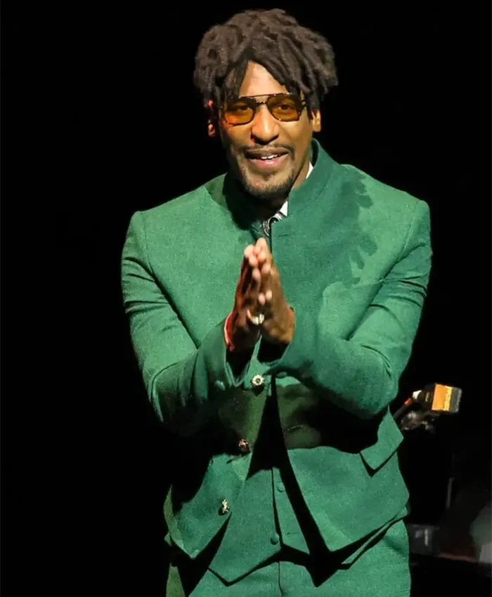 Jon Batiste CinemaCon 2026 Green Blazer For Sale
