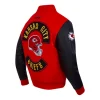 Kansas City Chiefs Born For Sport Red and Black Varsity Jacket For Sale