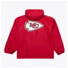 Kansas City Chiefs Coaches Red Windbreaker Hooded Jacket For Sale