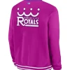Kansas City Royals Nike Purple 2026 City Connect Bomber Jacket Back