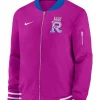 Kansas City Royals Nike Purple 2026 City Connect Bomber Jacket For Sale