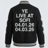 Kanye West Daughter North 12 Black bomber Jacket Back
