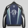 Kith Roy Racing Nylon Bomber Jacket Blue Back