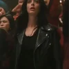 Krysten Ritter Daredevil Born Again S02 Black Leather Jacket For Sale