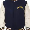 LA Chargers Navy and White Wool Jacket