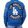 LA Dodgers Born For Sport Blue Varsity Jacket Back
