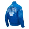 LA Dodgers City Arch Blue Satin Bomber Jacket Back
