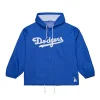 LA Dodgers Coaches Royal Windbreaker Hooded Jacket