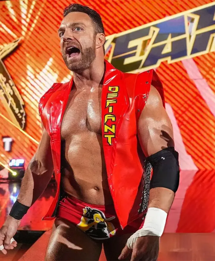 LA Knight Monday Night RAW 2026 Red Vest For Sale