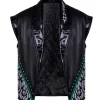 Men's LA Knight WrestleMania 42 Black Leather Vest