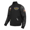 LA Lakers Born For Sport Black Varsity Jacket Side