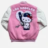 LA x Hello Kitty Pink Bomber Jacket For Sale