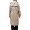 LC23 x UMBRO Beige Trench Coat Back