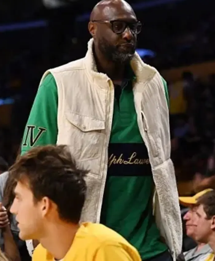 Lamar Odom Lakers-Rockets First-Round Playoff Vest Front