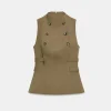 Lisa Chatsworth The Neighborhood S08 Olive Green Vest For Sale