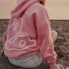 Lola Winter Hoodie Pink Back
