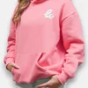 Lola Winter Hoodie Pink Front