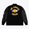 Los Angeles Lakers Black Out Vintage Logo Jacket Back