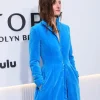 Love Story Screening 2026 Grace Gummer Blue Coat Front