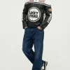 Lucky Strike Vintage Racing Leather Jacket For Sale