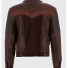 Luke Bryan American Idol S23 Leather Jacket Back