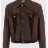 Luke Bryan American Idol S23 Leather Jacket Front