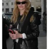 MFW 2026 Sarah Pidgeon Celebrity Leather Jacket For Sale