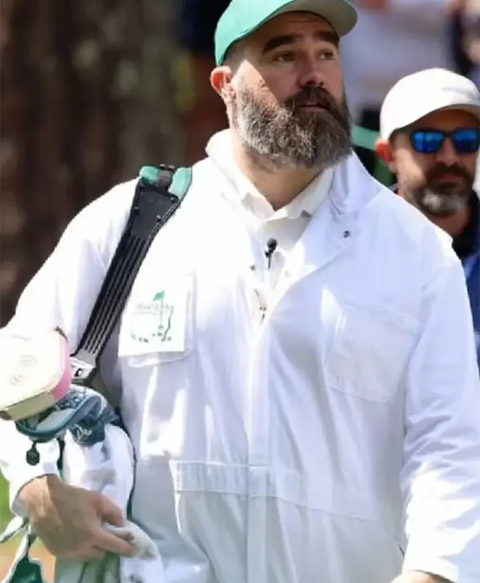 Masters Tournament 2026 Jason Kelce White Jumpsuit