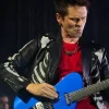 Matt Bellamy O2 Academy Brixton Skeleton Jacket Closeup pose