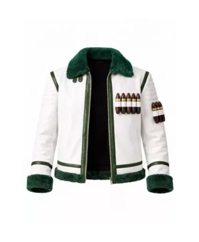 One Piece S02 Matthew Leck white leather jacket