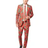 Men's Christmas Tree Red Suit