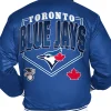 Men's Toronto Blue Jays Starter Royal Satin Jacket Back