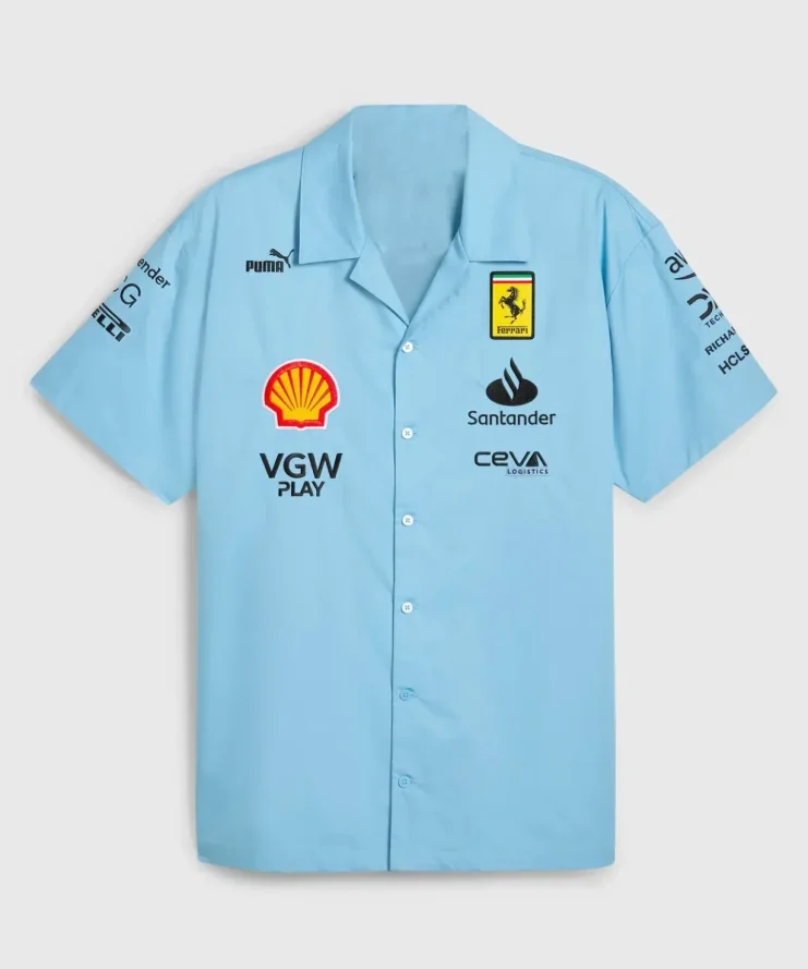 Miami Grand Prix Ferrari Racing Blue Shirt