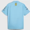 Miami Grand Prix Ferrari Racing Blue Shirt Back