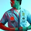 Miami Grand Prix Ferrari Racing Blue Shirt For Sale