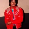 Michael 2026 Michael Jackson Leather Jacket Red