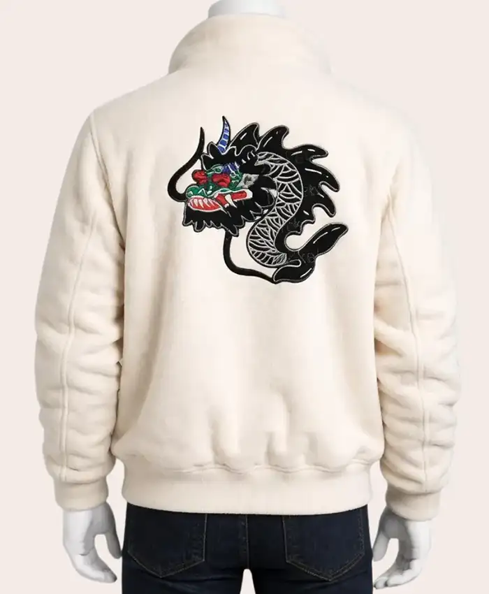Michael Peters Beat It White Jacket Back