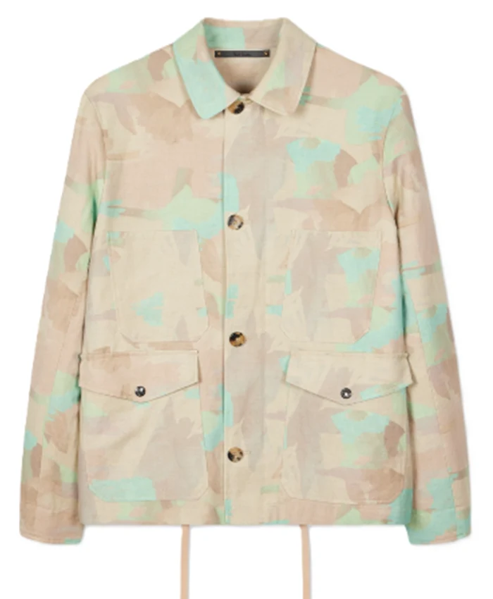 Shrinking S03 Michael Urie print field jacket