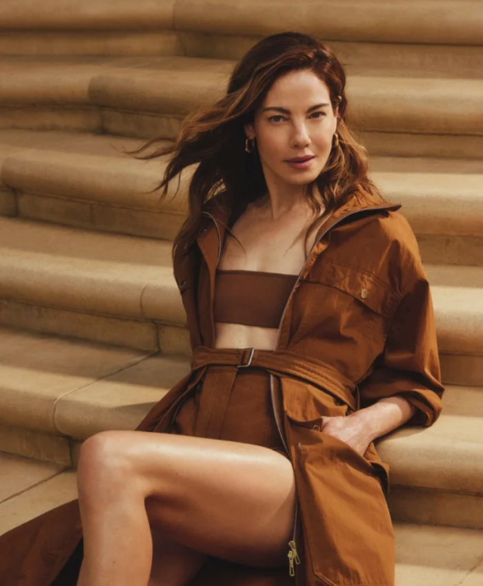 Michelle Monaghan 2026 Brown Coat For Sale