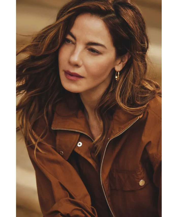 Michelle Monaghan 2026 Brown Coat