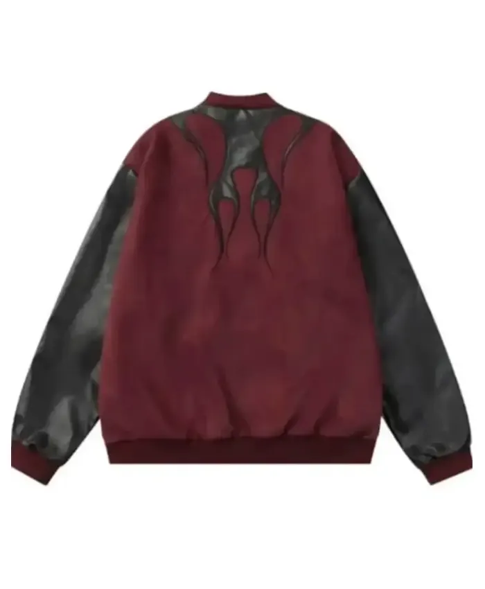 Midnight Flame Bomber Jacket Style 2 Back
