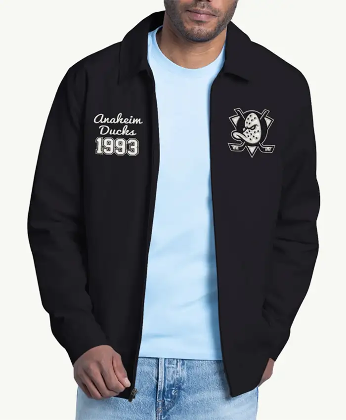 Mighty Ducks Franchise Black Full Zip Jacket