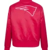NFL New England Patriots Triple Pink Satin Jacket For Sale Back