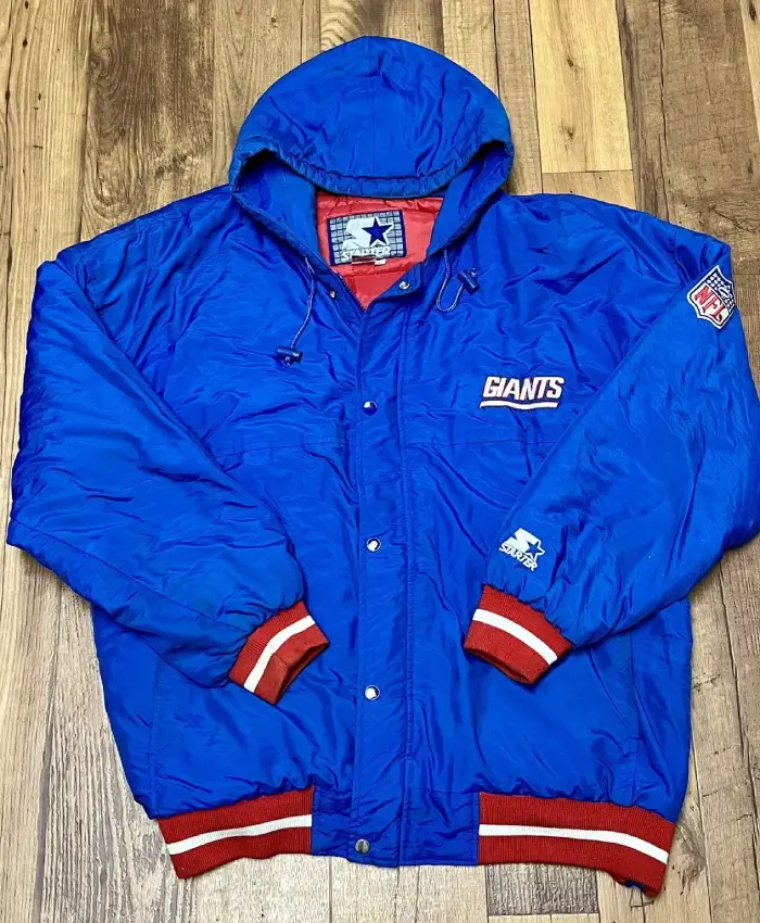 NFL New York Giants Vintage Starter Jacket Style 1