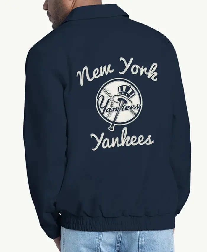 NY Yankees Franchise Navy Full Zip Jacket For Sale