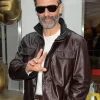 NYC 2026 Oscar Isaac Leather Jacket