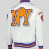 New York Knicks 2x Finals Champions Mash Up Capsule Jacket Back