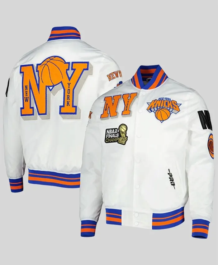 New York Knicks 2x Finals Champions Mash Up Capsule Jacket