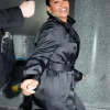 Nia Long NYC 2026 Trench Coat Back